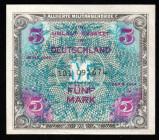Germany 5 Mark 1944 Allied Military Currency