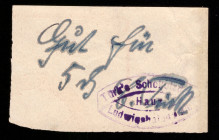 Germany Ludwigshafen Türk's Schokoladen-Haus 5 Pfennig 1918