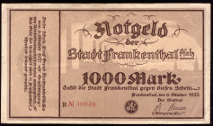 Germany Frankenthal 1000 Mark 1922