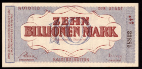 Germany Kaiserslautern 10 Billionen Mark 1923