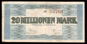 Germany Kaiserslautern 20 Millionen Mark 1923