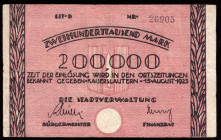 Germany Kaiserslautern 200.000 Mark 1923