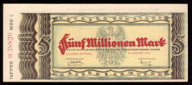Germany Kaiserslautern 5 Millionen Mark 1923