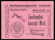 Germany Landstuhl 200.000 Mark 1923
