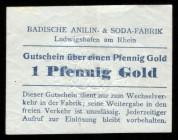 Germany Ludwigshafen 1 Pfennig Gold