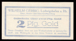 Germany Ludwigshafen 2 Pfennig Gold