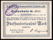 Germany Neustadt An Der Haardt 500.000 Mark 1923