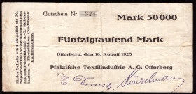 Germany Offerderg 50.000 Mark 1923