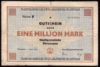 Germany Pirmasens 1.000.000 Mark 1923