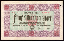 Germany Pirmasens 5.000.000 Mark 1923