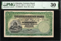 Palestine 1 Pound 1929 PMG 30