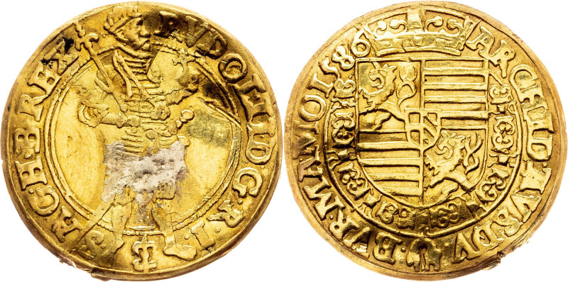 Rudolph II., 1 Dukat 1586, Prague Category : Gold - Habsburg
Country/Region : B...