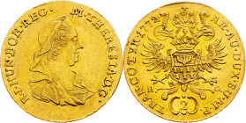 Maria Theresia, 2 Dukat 1772, Karlsburg