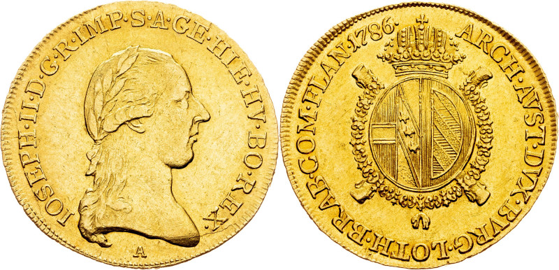 Joseph II., 1/2 Sovrano 1786, A, Vienna Category : Gold - Habsburg
Country/Regi...