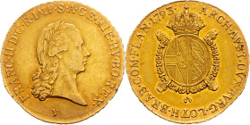 Franz I. (II.), 1/2 Sovrano 1793, V, Venice