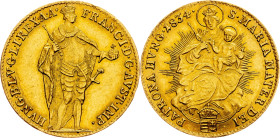 Franz I. (II.), 1 Dukat 1834, KB, Kremnitz