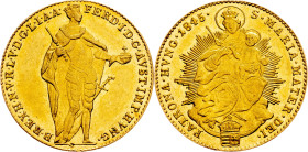 Ferdinand V., 1 Dukat 1845, KB, Kremnitz
