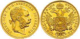 Franz Joseph I., 1 Dukat 1914, Vienna