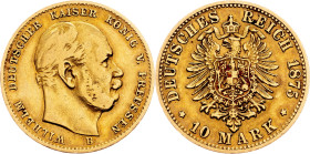Kingdom of Prussia, 10 Mark 1875, B