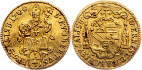 Salzburg, 1/4 Dukat 1700, Salzburg