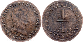 Franz I. (II.), 1/4 Kreuzer 1812, A, Vienna