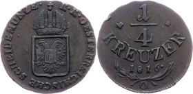 Franz I. (II.), 1/4 Kreuzer 1816, O, Orawitz