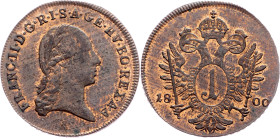 Franz I. (II.), 1 Kreuzer 1800, A, Vienna