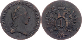Franz I. (II.), 1 Kreuzer 1800, G, Nagybánya