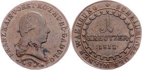 Franz I. (II.), 1 Kreuzer 1812, S, Schmöllnitz