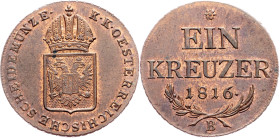 Franz I. (II.), 1 Kreuzer 1816, B, Kremnitz