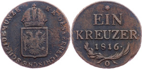 Franz I. (II.), 1 Kreuzer 1816, O, Orawitz