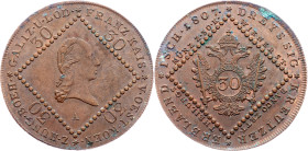 Franz I. (II.), 30 Kreuzer 1807, A, Vienna