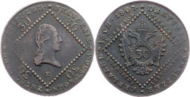 Franz I. (II.), 30 Kreuzer 1807, E, Karlsburg