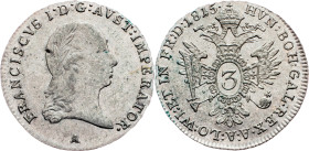 Franz I. (II.), 3 Kreuzer 1815, A, Vienna