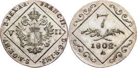 Franz I. (II.), 7 Kreuzer 1802, A, Vienna
