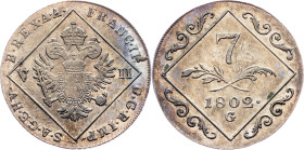 Franz I. (II.), 7 Kreuzer 1802, G, Nagybánya