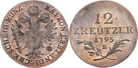 Franz I. (II.), 12 Kreuzer 1795, B, Kremnitz