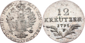 Franz I. (II.), 12 Kreuzer 1795, F, Hall