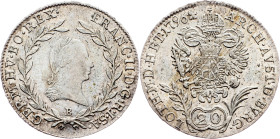 Franz I. (II.), 20 Kreuzer 1796, B, Kremnitz
