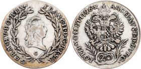 Franz I. (II.), 20 Kreuzer 1796, G, Nagybánya
