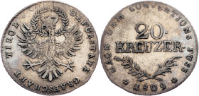 Franz I. (II.), 20 Kreuzer 1809, Hall