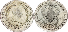 Franz I. (II.), 20 Kreuzer 1810, A, Vienna