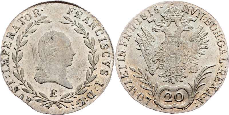 Franz I. (II.), 20 Kreuzer 1815, E, Karlsburg Category : Franz I. (II.) - Collec...