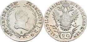 Franz I. (II.), 20 Kreuzer 1818, A, Vienna