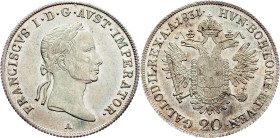Franz I. (II.), 20 Kreuzer 1831, A, Vienna