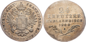 Franz I. (II.), 24 Kreuzer 1800, A, Vienna
