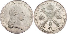 Franz I. (II.), 1/2 Thaler 1795, A, Vienna