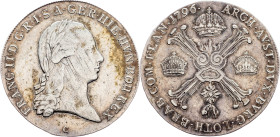 Franz I. (II.), 1/2 Thaler 1796, C, Prague