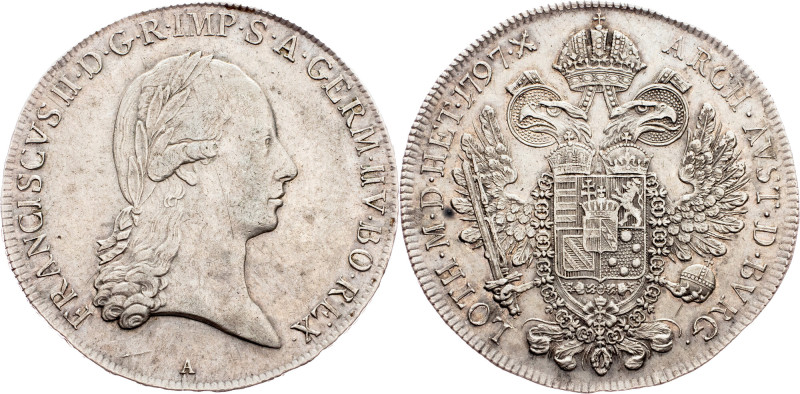 Franz I. (II.), 1/2 Thaler 1797, A, Vienna Category : Franz I. (II.) - Collectio...