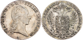 Franz I. (II.), 1/2 Thaler 1818, A, Vienna